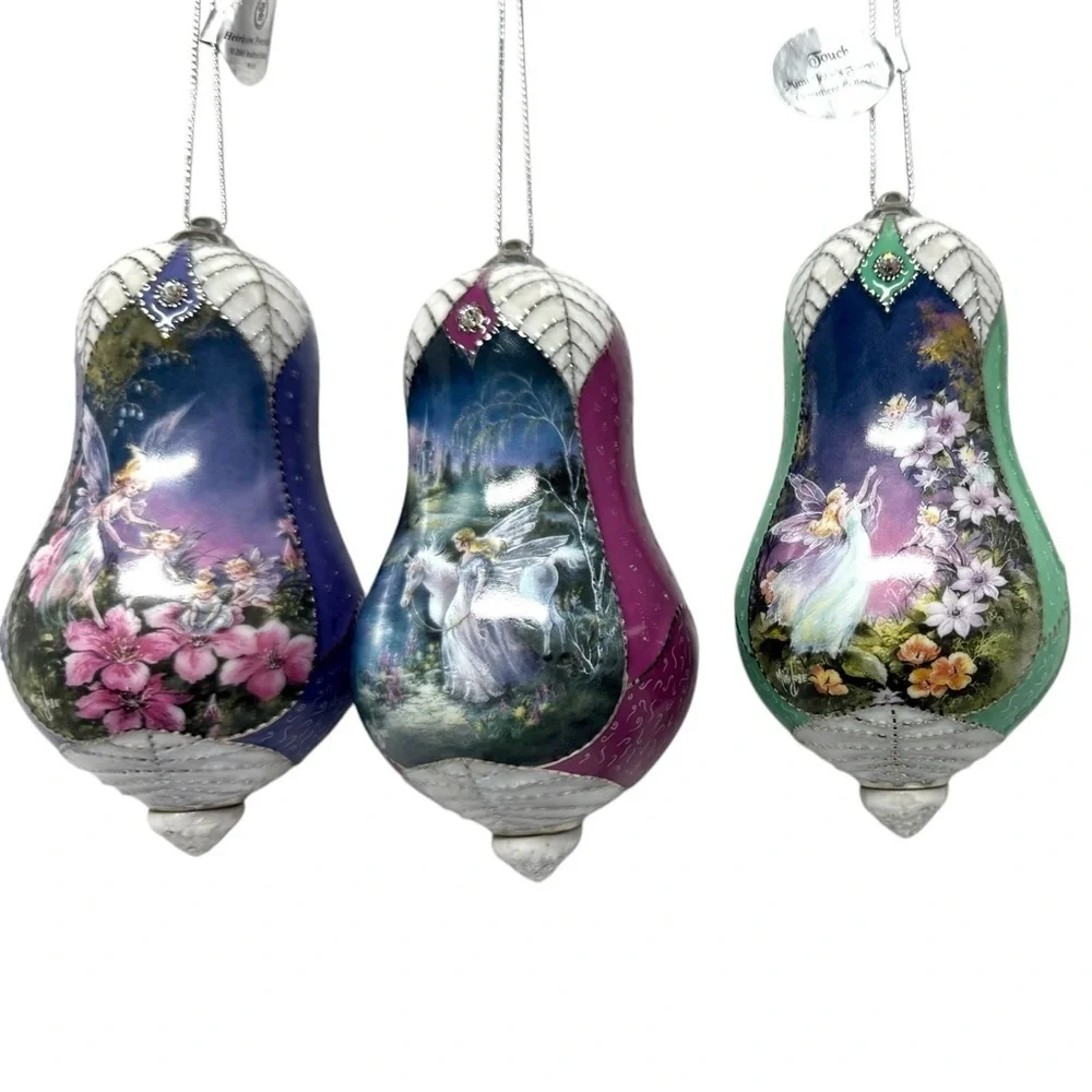 The Bradford Edition-24 Fairyland Heirloom Porcelain Ornaments RARE